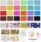 8800pcs 4mm Glass Seed Beads Bracelet Making Kit 24 Colors Small Beads for DIY Bracelets Necklace Jewelry Making Supplies